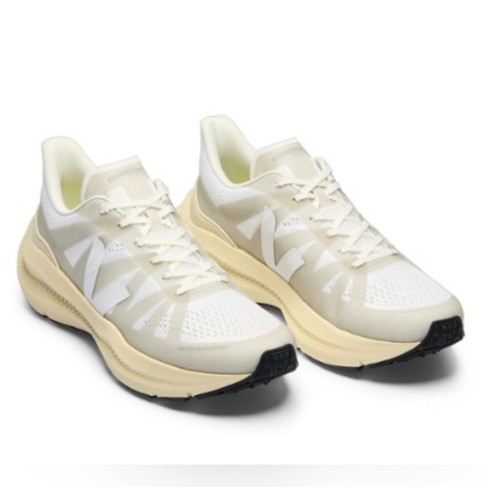 Veja Cream White Running Sneakers